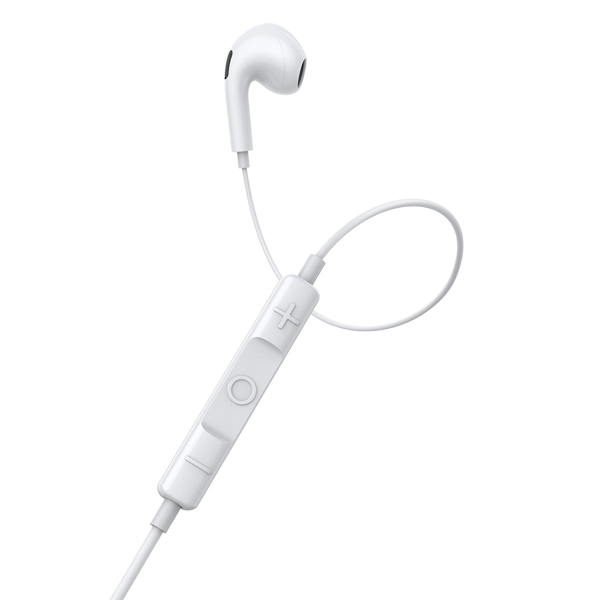 Baseus Encok H17 3.5mm lateral in-Ear Wired Earphone White