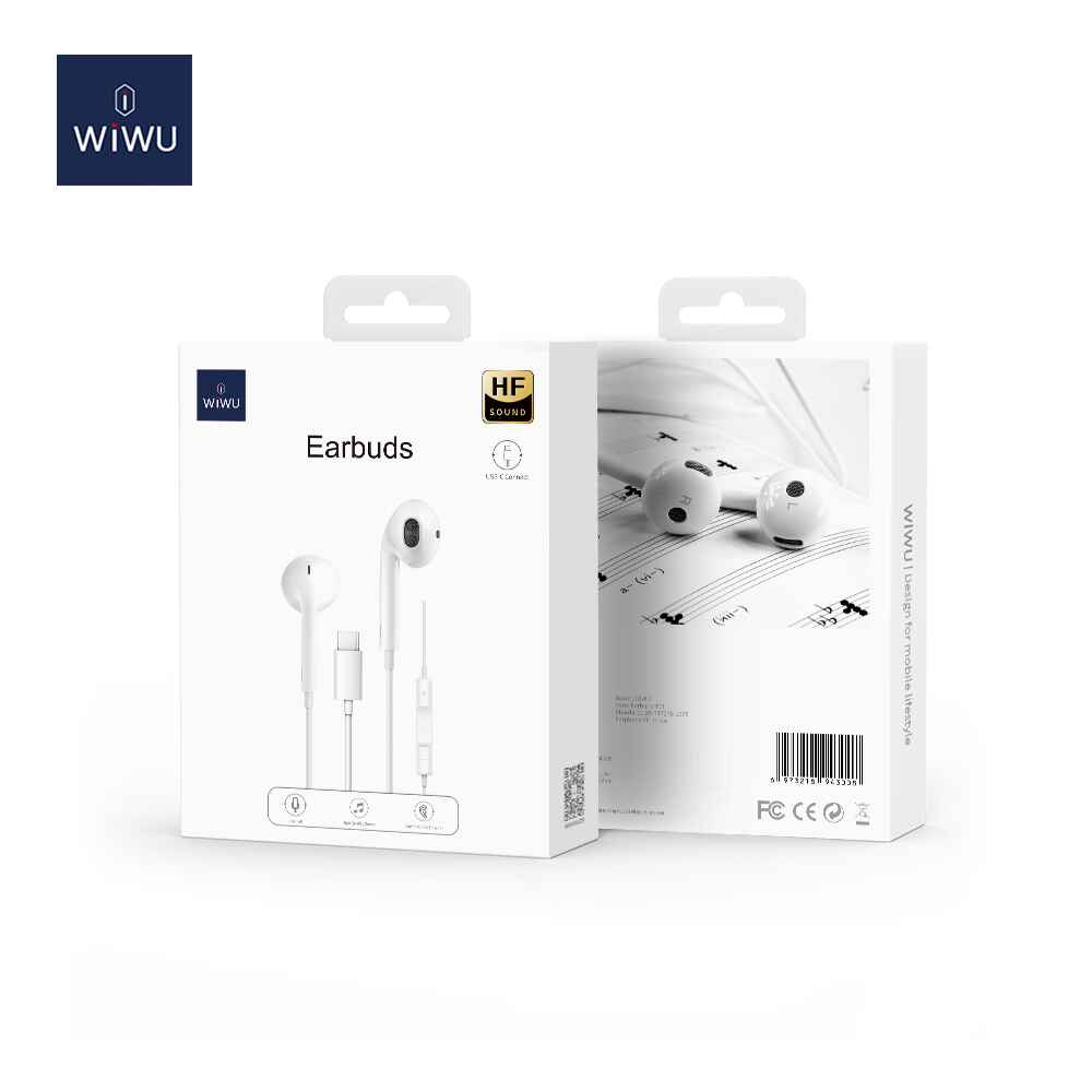 WiWU Lightning earbuds 303 Type C wired Earphone