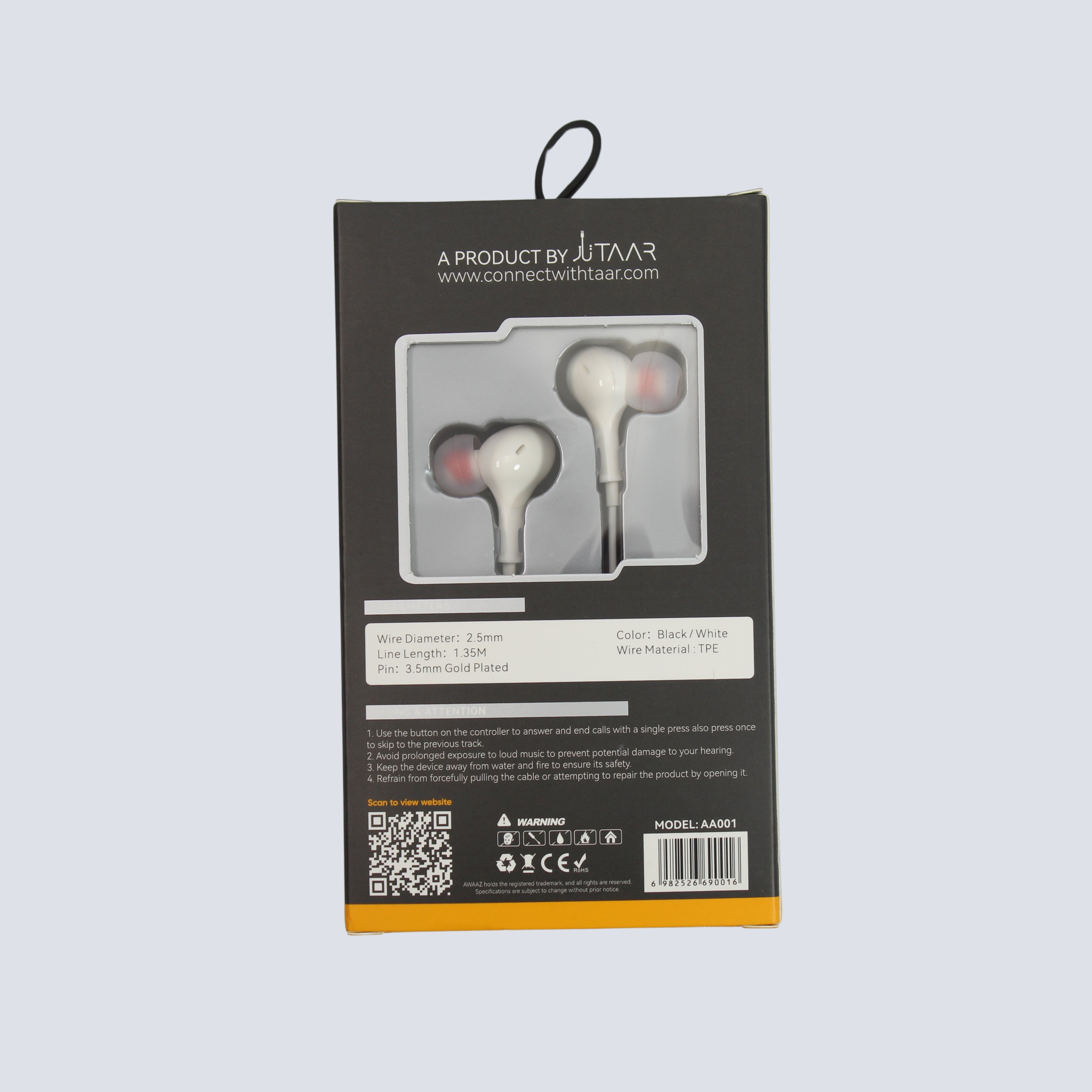 Awaaz Aero Wired 3.5mm Earphones