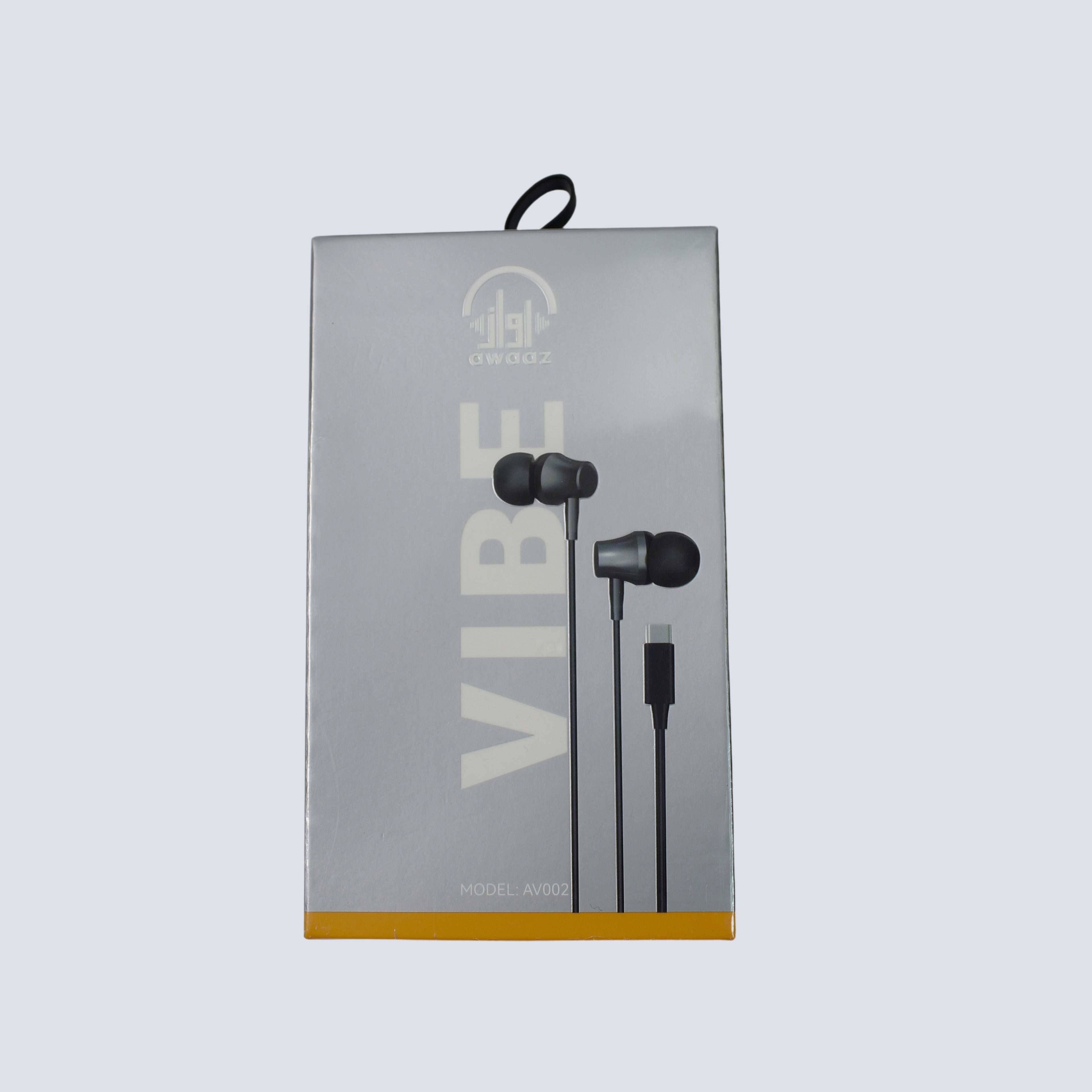 Awaaz Vibe Type C Earphones Black AV002