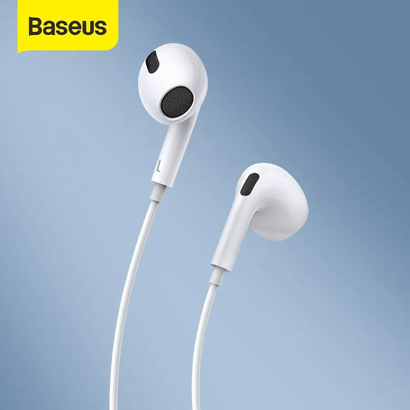 Baseus – C17 Type-C In-Ear Headphones, Wired Headset with Mic