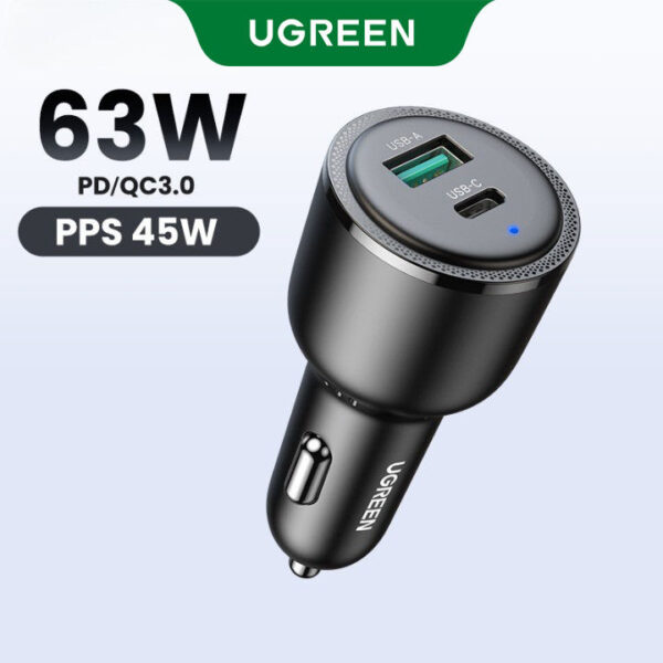 Ugreen Car adaptor. 63W