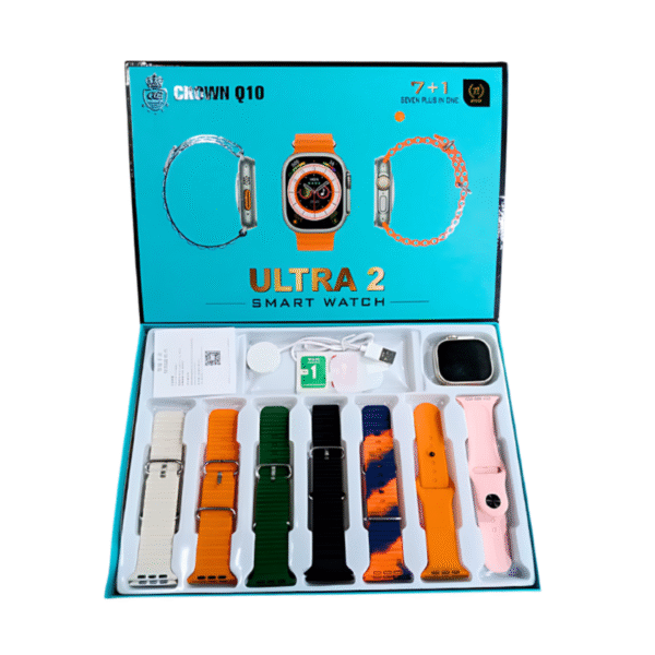Crown Q10 Ultra-2 7 in 1 Smart Watch - Image 2