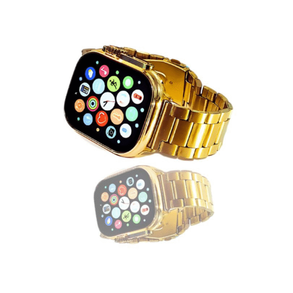 Hk9 Ultra – Golden Edition – Big 2.2 Infinite Display Wireless Smart Watch - Image 2
