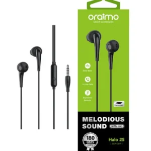 Oraimo Halo 2S Half In-Ear Wired Headphones