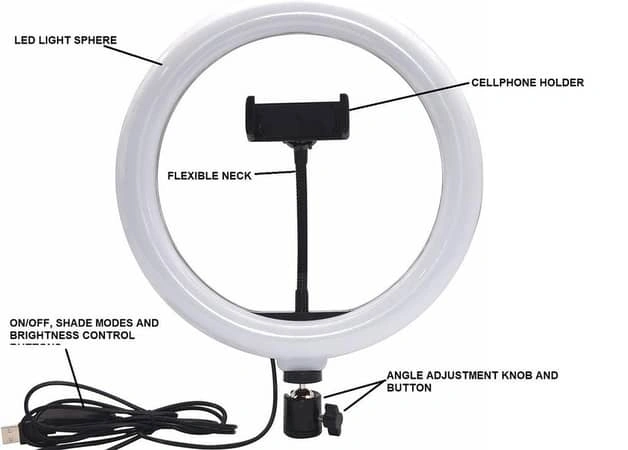 13-Inch Selfie Ring Light (Without Stand) - Image 2