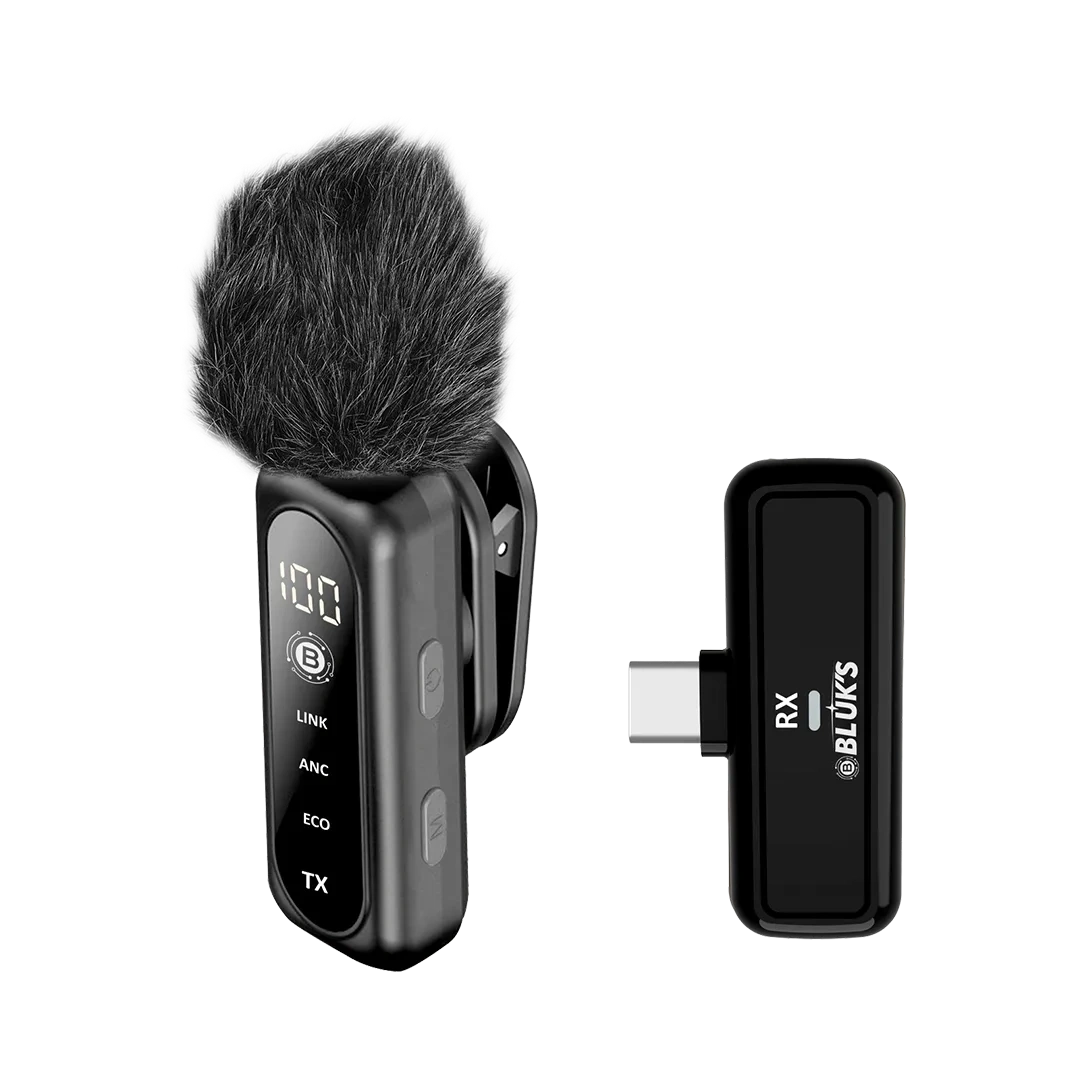 Bluks BX-118 Wireless Lavalier Microphone